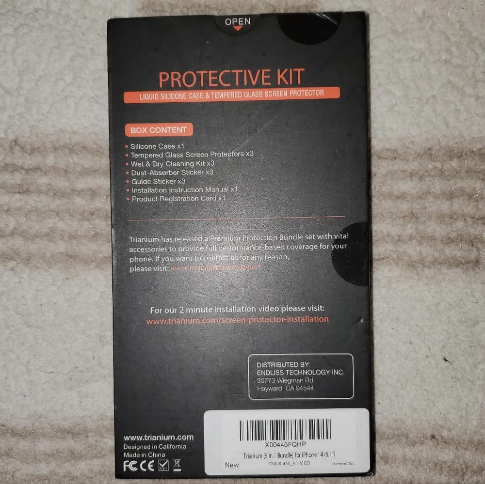 5 for $25 | NIB Trianium Protective Phone Case Kit for iPhone 14 (6.1